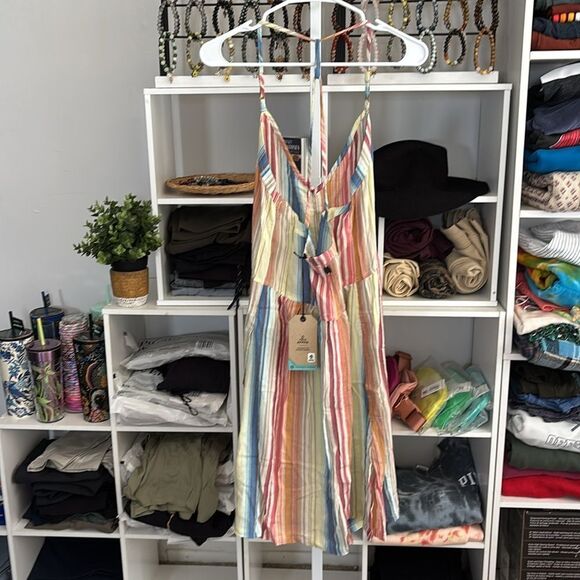 prAna Multicolor Striped Dress FERNIE $99 msrp new with tags - Picture 7 of 8